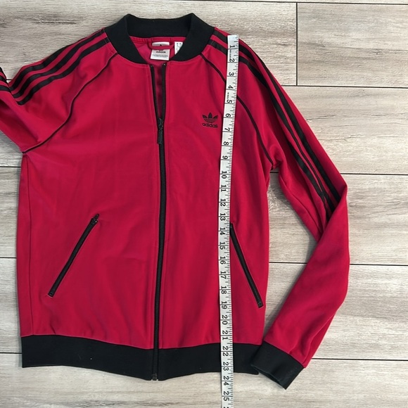 Adidas hot pink and black zip up Track Jacket size small - Picture 7 of 8